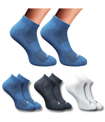 Generic 3_Pair Set Unisex Casual Cotton Printed Low Cut Socks (Multicolor)