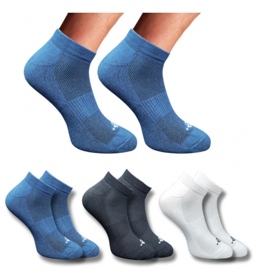 Generic 3_Pair Set Unisex Casual Cotton Printed Low Cut Socks (Multicolor)