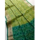 Generic Women's Raw Silk Ikkat Saree With Unstitched Blouse 5.5Mtr (Green) Generic Women's Raw Silk Ikkat Saree With Unstitched Blouse 5.5Mtr (Green)