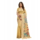 Generic Women's Linen Cotton Floral Embroidered Saree With Unstitched Blouse 5.5Mtr (Yellow) Generic Women's Linen Cotton Floral Embroidered Saree With Unstitched Blouse 5.5Mtr (Yellow)
