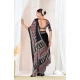 Generic Women's Crepe Printed Saree With Unstitched Blouse 5.5Mtr (Black) Generic Women's Crepe Printed Saree With Unstitched Blouse 5.5Mtr (Black)