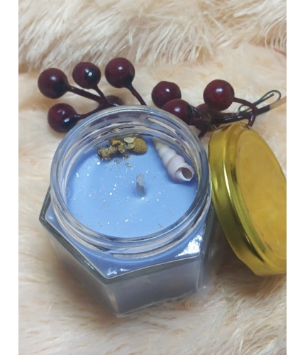 Generic Pack Of_2 Soy Wax And Bees Wax Blend Candles Liquid Volume 80