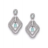 Generic Women's Brass Silver Plated Drop Earrings (Turquoise) Generic Women's Brass Silver Plated Drop Earrings (Turquoise)