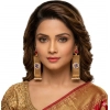 Generic Women's Zinc Alloy Gold Plated Dangler Earrings (Multicolor)