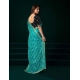 Generic Women's Net Sequence Saree With Unstitched Blouse 5.5Mtr (Turquoise) Generic Women's Net Sequence Saree With Unstitched Blouse 5.5Mtr (Turquoise)