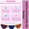 Generic Pack of_3 Women's Cotton Printed Hipster Panty (Multicolor)