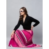 Generic Women's Satin Pleated Elasticated Skirt (Pink)