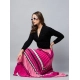 Generic Women's Satin Pleated Elasticated Skirt (Pink)