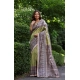 Generic Women's Faux_Tussar Ethnic_Print Saree With Unstitched Blouse 5.5Mtr (Olive) Generic Women's Faux_Tussar Ethnic_Print Saree With Unstitched Blouse 5.5Mtr (Olive)