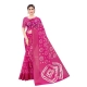Generic Women's Cotton Silk Bandhni Saree With Unstitched Blouse 5.5Mtr (Pink) Generic Women's Cotton Silk Bandhni Saree With Unstitched Blouse 5.5Mtr (Pink)