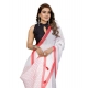 Generic Women's Linen Cotton Printed Saree With Unstitched Blouse 5.5Mtr (White) Generic Women's Linen Cotton Printed Saree With Unstitched Blouse 5.5Mtr (White)