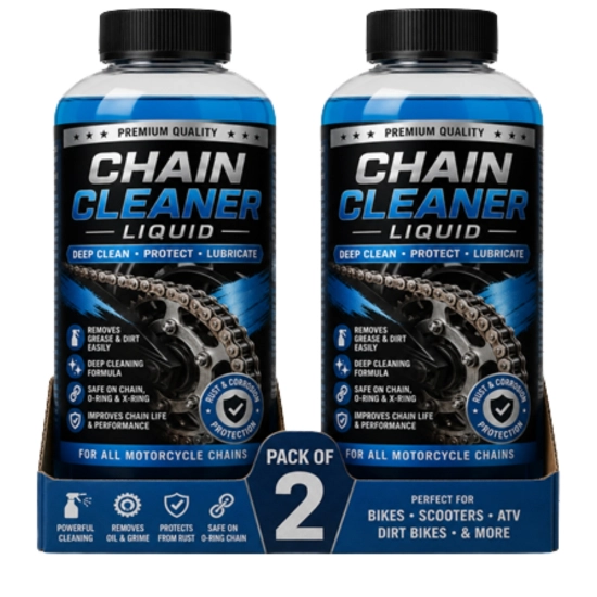 Generic Pack of 2 Chain Cleaner Liquid Bottles 100 ML Generic Pack of 2 Chain Cleaner Liquid Bottles 100 ML