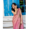 Generic Women's Silk Embroidred Saree With Unstitched Blouse 5.5Mtr (Pink) Generic Women's Silk Embroidred Saree With Unstitched Blouse 5.5Mtr (Pink)