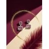 Generic Women's Brass Silver Plated Drop Earrings (Pink) Generic Women's Brass Silver Plated Drop Earrings (Pink)