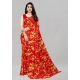 Generic Women's Georgette Floral Printed Saree With Unstitched Blouse 5.5Mtr (Red) Generic Women's Georgette Floral Printed Saree With Unstitched Blouse 5.5Mtr (Red)