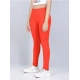 Generic Girl's Cotton Lycra Solid Elasticated Jeggings (Orange) Generic Girl's Cotton Lycra Solid Elasticated Jeggings (Orange)