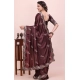 Generic Women's Georgette Embroidered Saree With Unstitched Blouse 5.5Mtr (Wine) Generic Women's Georgette Embroidered Saree With Unstitched Blouse 5.5Mtr (Wine)