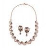 Generic Women's Brass Silver Plated Necklace set (Silver) Generic Women's Brass Silver Plated Necklace set (Silver)