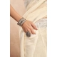 Generic Women's Faux Linen Floral Print Ready to wear Saree With Unstitched Blouse 5.5Mtr (Cream) Generic Women's Faux Linen Floral Print Ready to wear Saree With Unstitched Blouse 5.5Mtr (Cream)