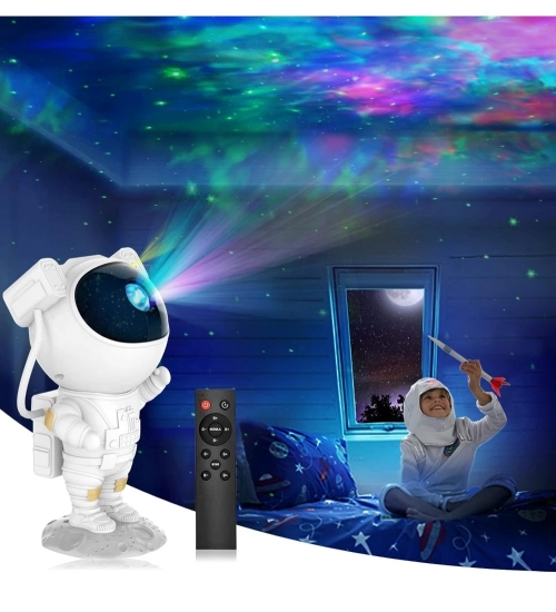 Generic Plastic Galaxy Projector Night Lamp – Astronaut Design