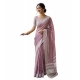 Generic Women's Linen Striped Saree With Unstitched Blouse 5.5Mtr (Magenta) Generic Women's Linen Striped Saree With Unstitched Blouse 5.5Mtr (Magenta)