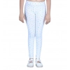 Generic Girl's Cotton Lycra Printed Elasticated Leggings (White) Generic Girl's Cotton Lycra Printed Elasticated Leggings (White)
