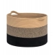 Generic Cotton Pack Of_1 Mix 16x14 Inch Storage Basket For Clothes With Out Lid (Multicolor)