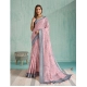Generic Women's Silk Blend Printed Saree With Unstitched Blouse 5.5Mtr (Pink)