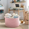 Generic Cotton Pack Of_1 14x12 Inch Storage Basket For Clothes With Out Lid (Pink) Generic Cotton Pack Of_1 14x12 Inch Storage Basket For Clothes With Out Lid (Pink)