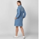 Generic Women's Denim Washed Long Sleeves Jacket (Blue) Generic Women's Denim Washed Long Sleeves Jacket (Blue)