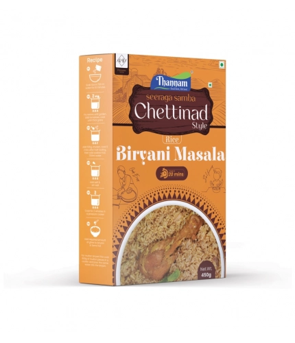 Generic Thannam Chettinadu Biryani Masala Powder With Rice (450GM)