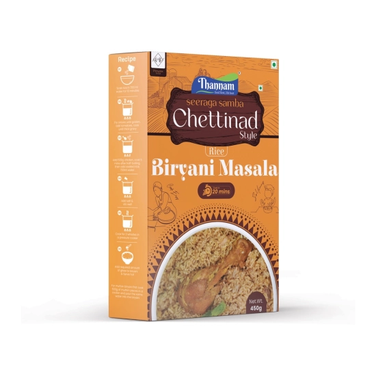 Generic Thannam Chettinadu Biryani Masala Powder With Rice (450GM)