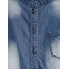 Generic Girl's Denim Embellished Sleeveless Jumpsuit (Blue) Generic Girl's Denim Embellished Sleeveless Jumpsuit (Blue)