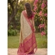 Generic Women's Cotton Printed Saree With Unstitched Blouse 5.5Mtr (Multicolor)