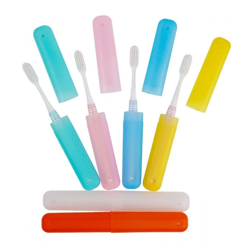 Generic Pack of 4_Plastic Toothbrush Holder Travel 4-PieceS SeT Tube Cases (Color: Assorted ) Generic Pack of 4_Plastic Toothbrush Holder Travel 4-PieceS SeT Tube Cases (Color: Assorted )