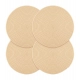 Generic Cotton Dining Table Round Placemat Mats Set of 4 (Cream)