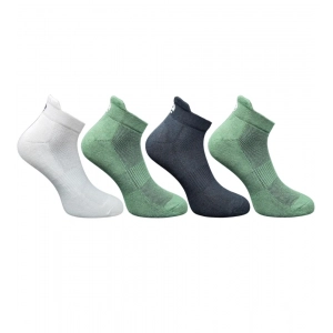 Generic 4_Pair Set Unisex Casual Cotton Printed Ankle Length Socks (Multicolor)