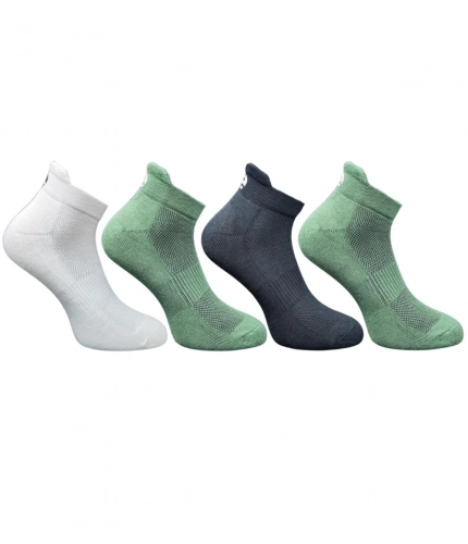 Generic 4_Pair Set Unisex Casual Cotton Printed Ankle Length Socks (Multicolor)
