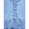 Generic Girl's Denim Embellished Cap Sleeve bow Dress (Light Blue) Generic Girl's Denim Embellished Cap Sleeve bow Dress (Light Blue)