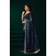Generic Women's Net Sequence Saree With Unstitched Blouse 5.5Mtr (Blue) Generic Women's Net Sequence Saree With Unstitched Blouse 5.5Mtr (Blue)