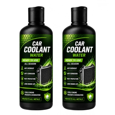 Generic Pack of 2 Car Coolant Water Liquid Flip Top Cap Bottles 100 ML Generic Pack of 2 Car Coolant Water Liquid Flip Top Cap Bottles 100 ML