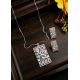 Generic Women's Brass Silver Plated Pendant Set (Multicolor) Generic Women's Brass Silver Plated Pendant Set (Multicolor)