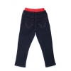 Generic Girl's Denim Ribbed Elasticated Jeans (Black) Generic Girl's Denim Ribbed Elasticated Jeans (Black)