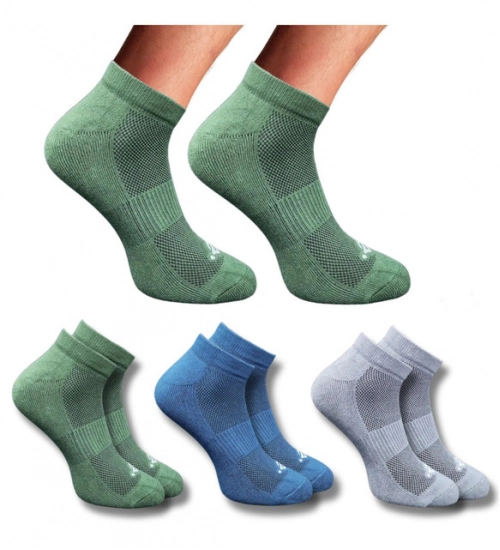 Generic 3_Pair Set Unisex Casual Cotton Printed Low Cut Socks (Multicolor)