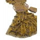 Generic Women's Slik Embellished Saree With Unstitched Blouse 5.5Mtr (Mustard-Yellow)