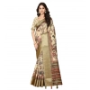 Generic Women's Cotton Silk Printed Saree With Unstitched Blouse 5.5Mtr (Cream) Generic Women's Cotton Silk Printed Saree With Unstitched Blouse 5.5Mtr (Cream)