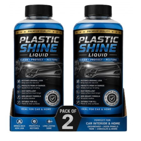 Generic Pack of 2 Plastic Shine Liquid Bottles 100 ML Generic Pack of 2 Plastic Shine Liquid Bottles 100 ML