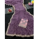 Generic Women's Georgette Embellished Saree With Unstitched Blouse 5.5Mtr (Purple) Generic Women's Georgette Embellished Saree With Unstitched Blouse 5.5Mtr (Purple)
