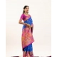 Generic Women's Faux_Banarasi Woven Motifs Saree With Unstitched Blouse 5.5Mtr (Royal_Blue) Generic Women's Faux_Banarasi Woven Motifs Saree With Unstitched Blouse 5.5Mtr (Royal_Blue)