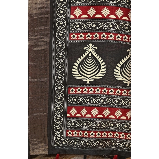 Generic Women's Cotton Silk Printed Saree With Unstitched Blouse 5.5Mtr (Red) Generic Women's Cotton Silk Printed Saree With Unstitched Blouse 5.5Mtr (Red)